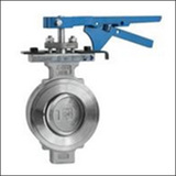 BSWSYD Hand Lever Wafer Triple Eccentric Butterfly Valve