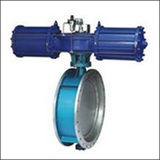  BAWWSY On-off Type Flange Triple Eccentric Pneumatic Butterfly Valve