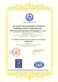 ISO9001質量認證（英）