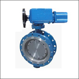 Introduced Series SKJWSY Fast Speed Flange Three Eccentric Electric Butterfly Valve