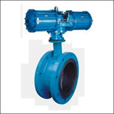 BAWWF On-off Type Flange Centre Line Pneumatic Butterfly Valve